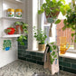 Basil Dish Towel + Sponge Cloth Gift Set
