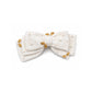 Chic White Tweed Harmony Barrette