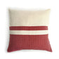 Woven Block Pillow Case - Natural with Copper