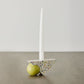 Equilibrium Bright Green & Pink Terrazzo Taper Candle Holder