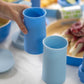 sky + kingfisher | stegg | silicone unbreakable highball glasses