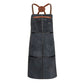 Theodore Black Leather Apron