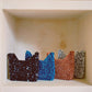 Aurora Beaded Clutch in Marble Mauve