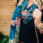 Peacock Pattern Scarf