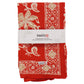 Large 39" Hand Dyed Batik Bandana, 100% Soft Cotton, Fiery Flora