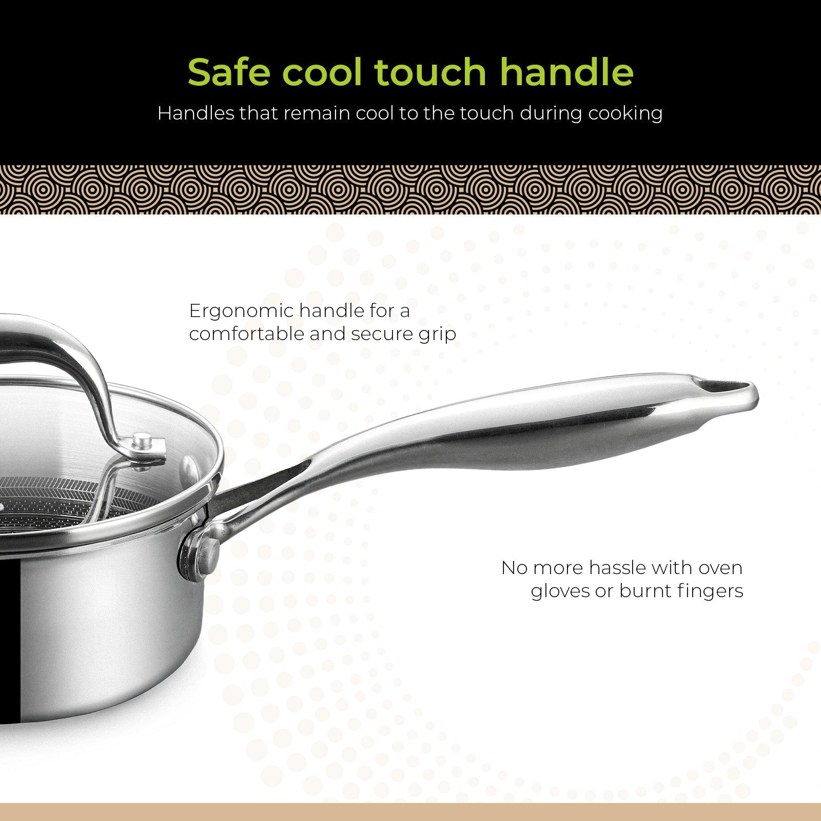 BE | LIVING CIRCLAD Series Sauce Pans with Lid