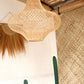Freya X-Large Bell shape Rattan Pendant Light fitting