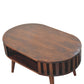 Solid Wood Ariella California Walnut Coffee Table