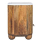 Artisan Furniture Solid Wood Beaumont Marble Bedside