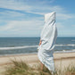 Raita Hooded Towel - Cloud / Caramel