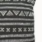 Desert Stripe Cactus Silk Pillow | Black