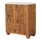 Artisan Furniture Solid Wood Beaumont Marble Bedside