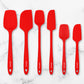 6 Piece Silicone Spatula Set