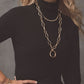 Droplet Bronze Necklace