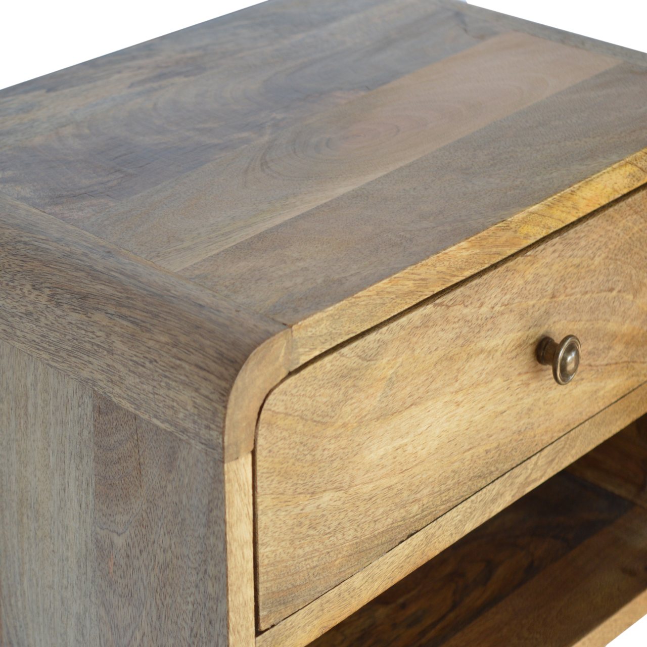 Solid Wood Floating Curve Open Slot