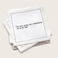DOG QUOTES - COTTON COCKTAIL NAPKINS