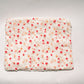 Sunset Petal | Timeless Floral Ruffle Zipper Pouch