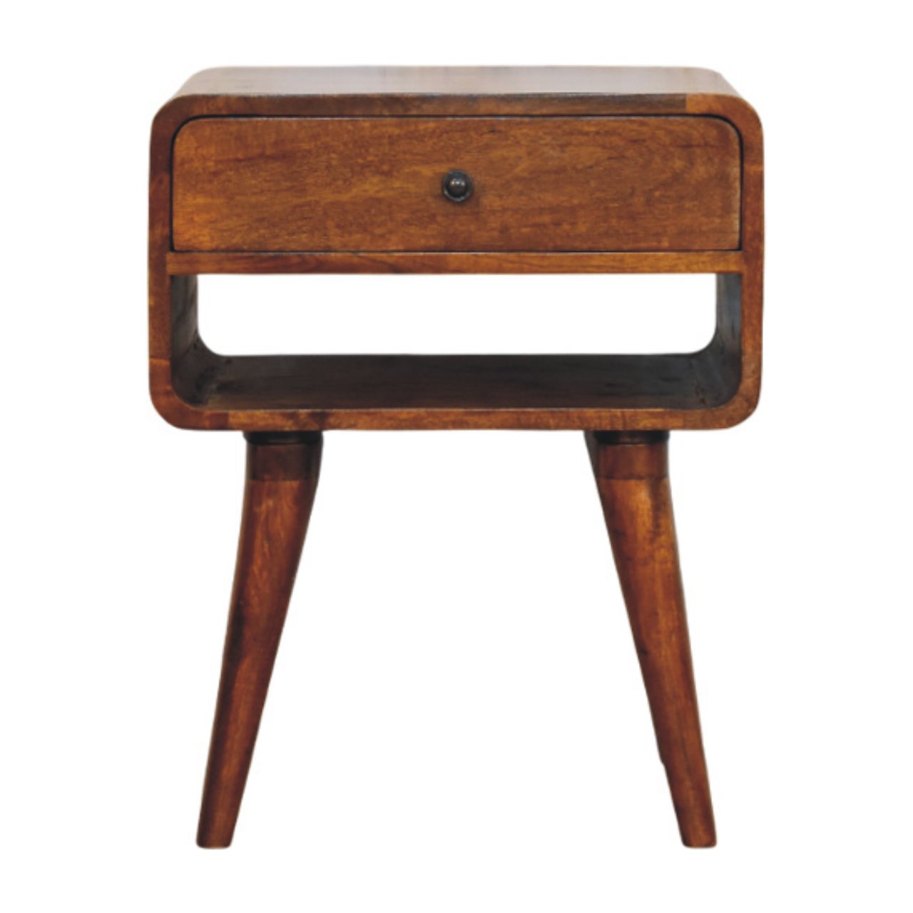 Solid Wood Avora Chestnut Nightstand