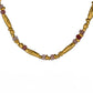 Pink Strawberry Quartz Bead Necklace