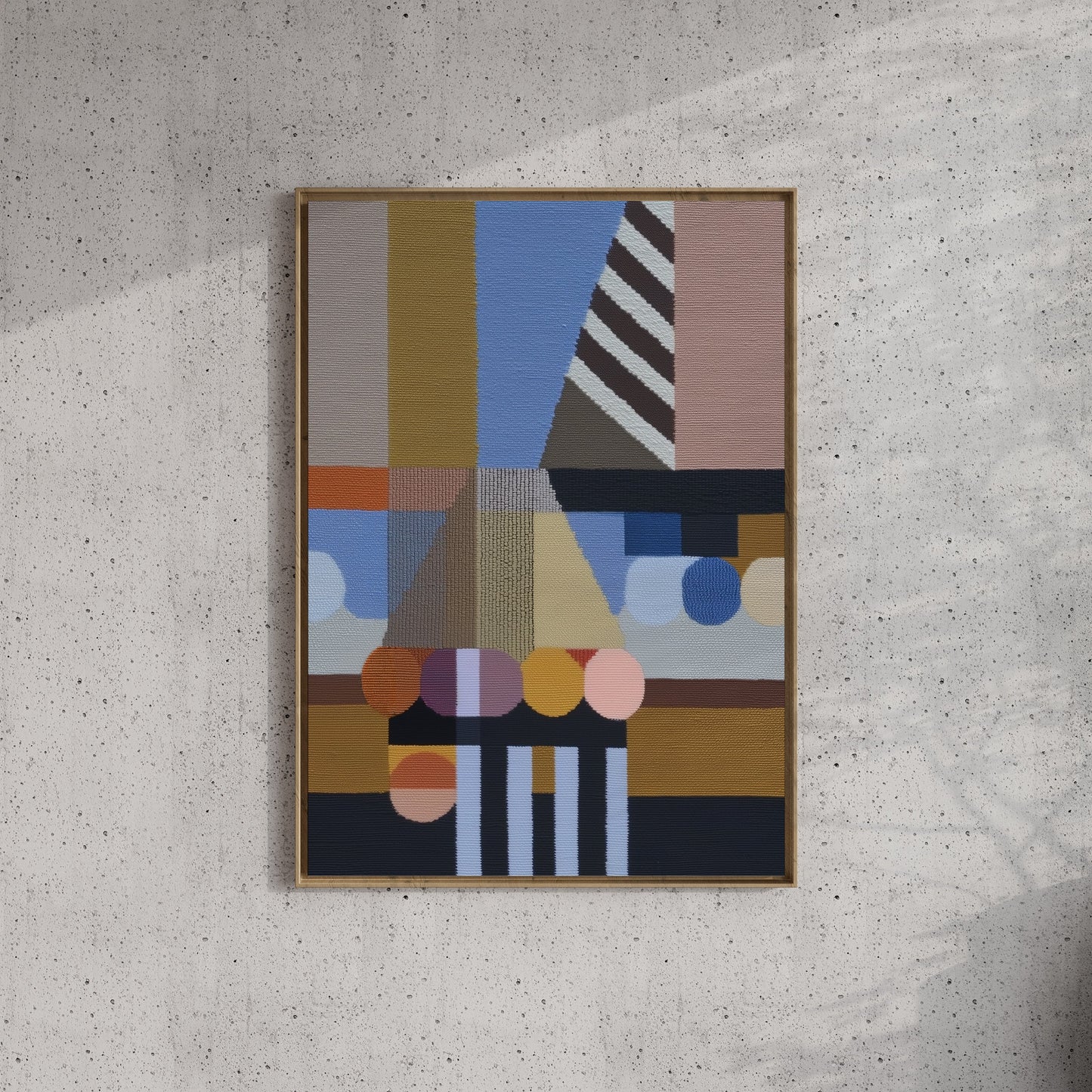 Woven Perspectives No. 05 — Geometric Abstract Art Print