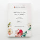 Watercolor Sketch Pad for Slow, Intuitive Painting & Creative Reset
