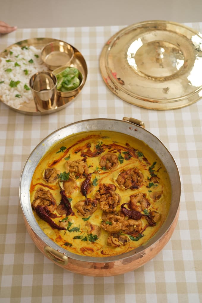 Copper Hammered Lagan/ Wide and shallow copper cooking vessel/ Copper Hammered Braiser - Copper Chafing Dish