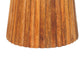 Solid Wood Amber Oak Round Side Table