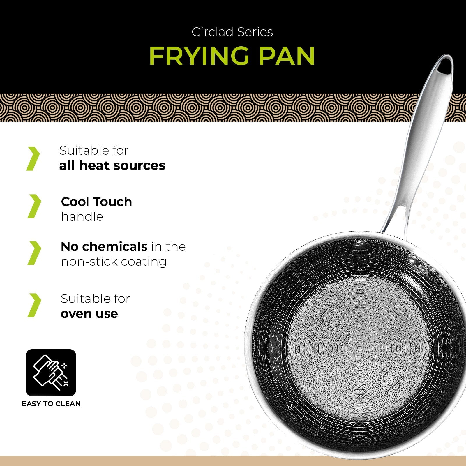 BE | LIVING CIRCLAD Series  Frying Pans