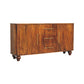 Solid Wood Chestnut Curve Sideboard