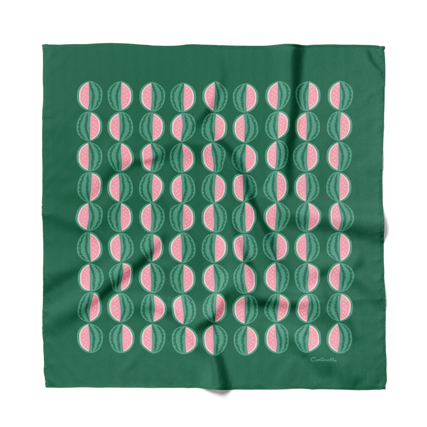 Watermelon Cotton Silk Bandana