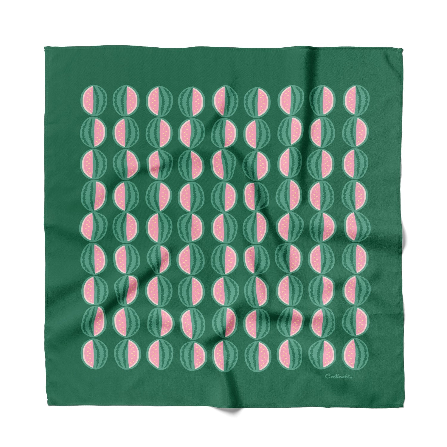 Watermelon Cotton Silk Bandana
