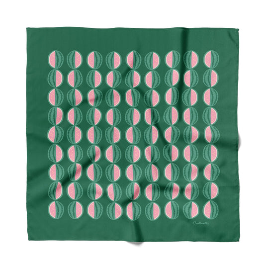 Watermelon Cotton Silk Bandana