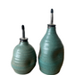 Luna Oil & Vinegar Cruets in Echeveria Teal