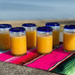 Cobalt Blue Rim Juice Glasses - Set of 6