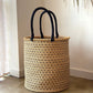 Natural w/ Black Horizontal Dashes Laundry Hamper