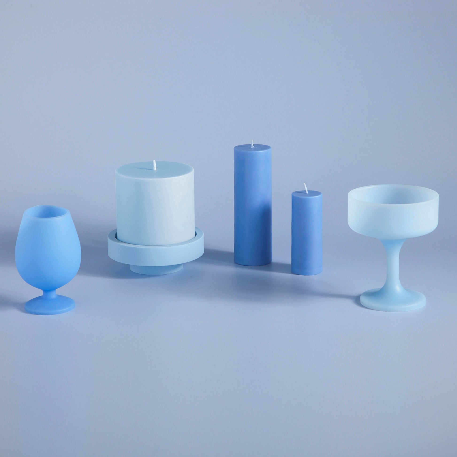 sky + kingfisher | stemm | silicone unbreakable wine glasses