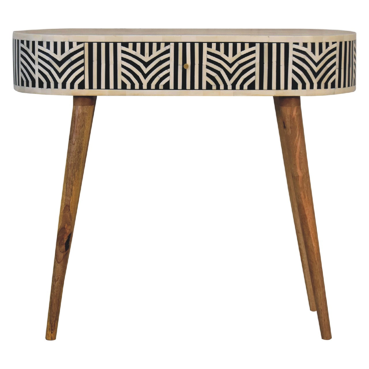 Solid Wood Edessa Bone Inlay Console Table