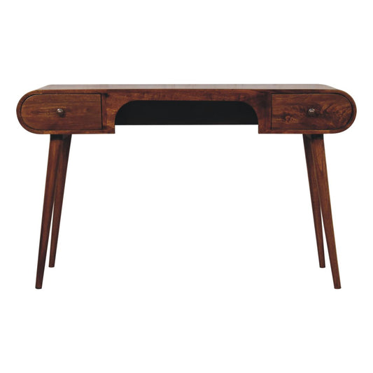 Solid Wood London Arch Writing Desk