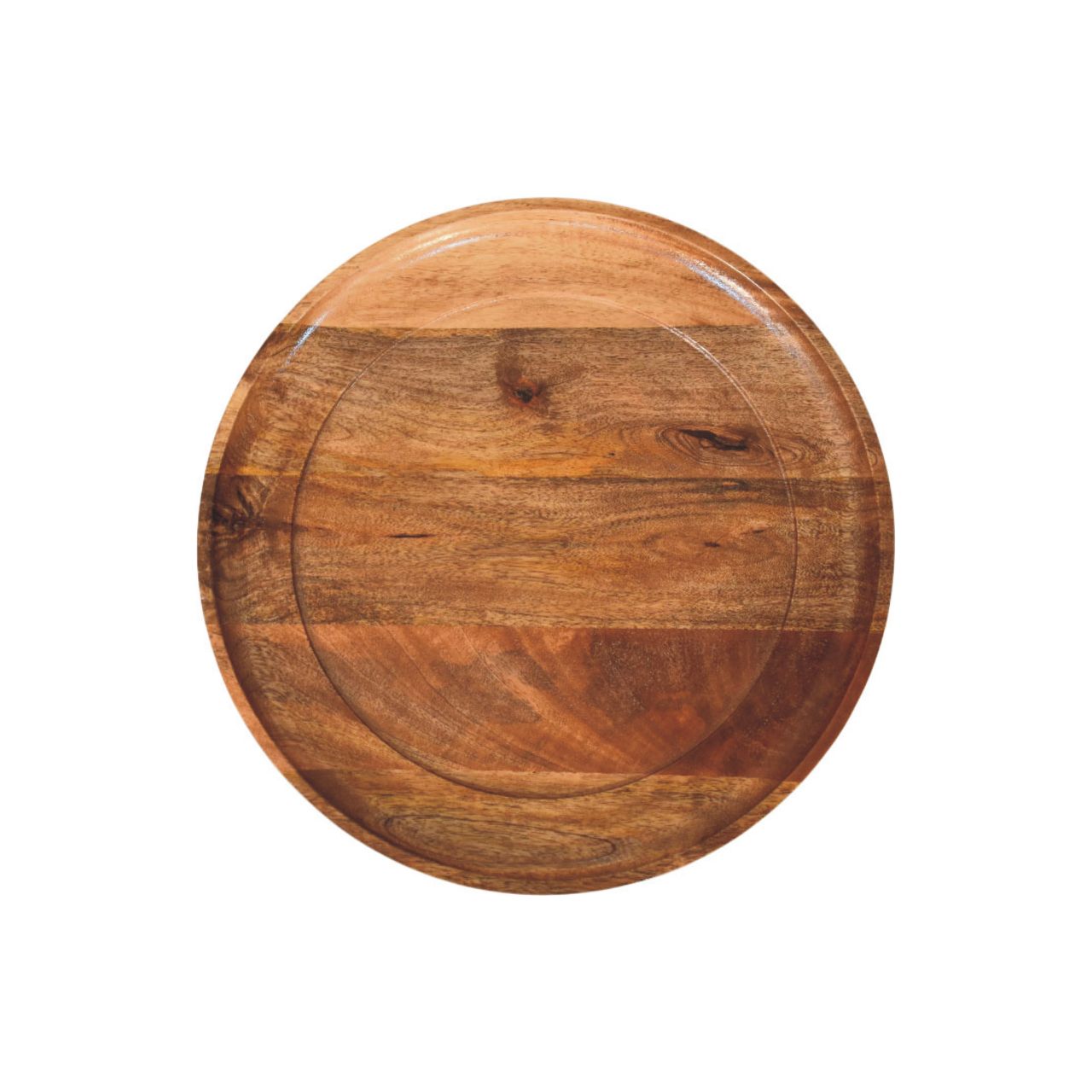 Solid Wood Spindle Tray Side Table