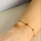January Birthstone Bracelet — Garnet