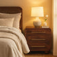 Solid Wood 3-Drawer Rounded Chest