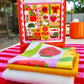 Garden Charms Quilt Kit - Pink/ Green