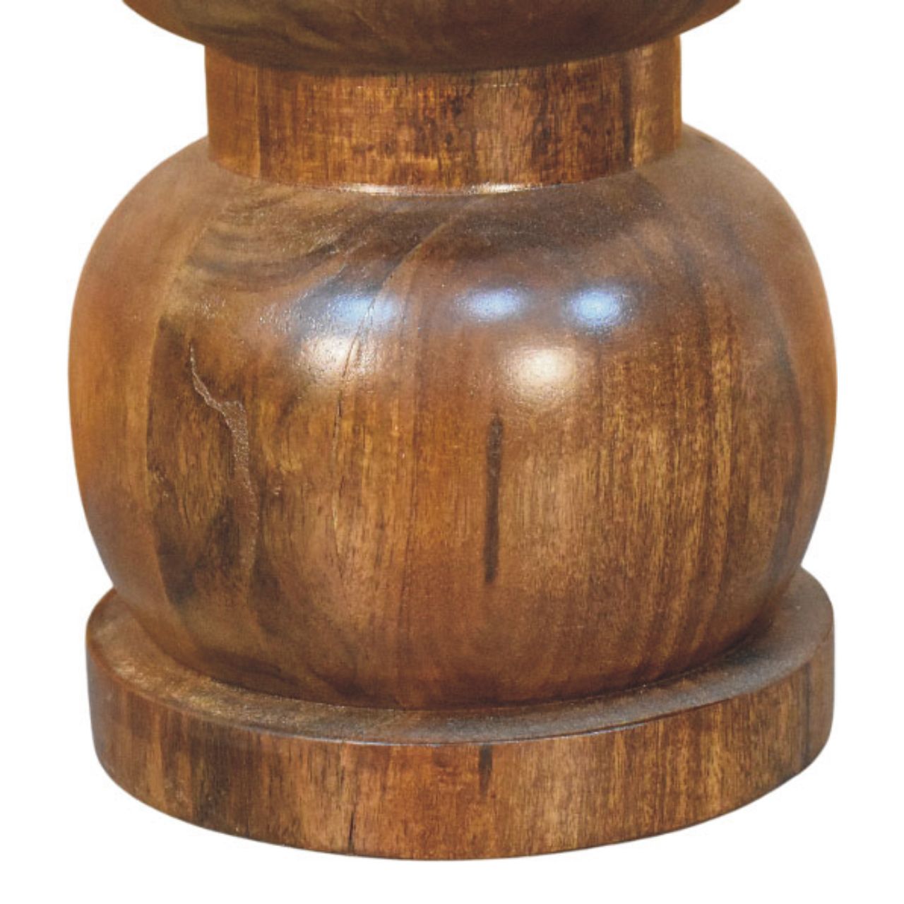 Artisan Furniture Solid Wood Marble Top Bulla Side Table