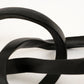 Abstract  Interlinked Sculpture | Black Modern Art Décor