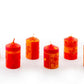 African Sunset Painted Candles - SALE!