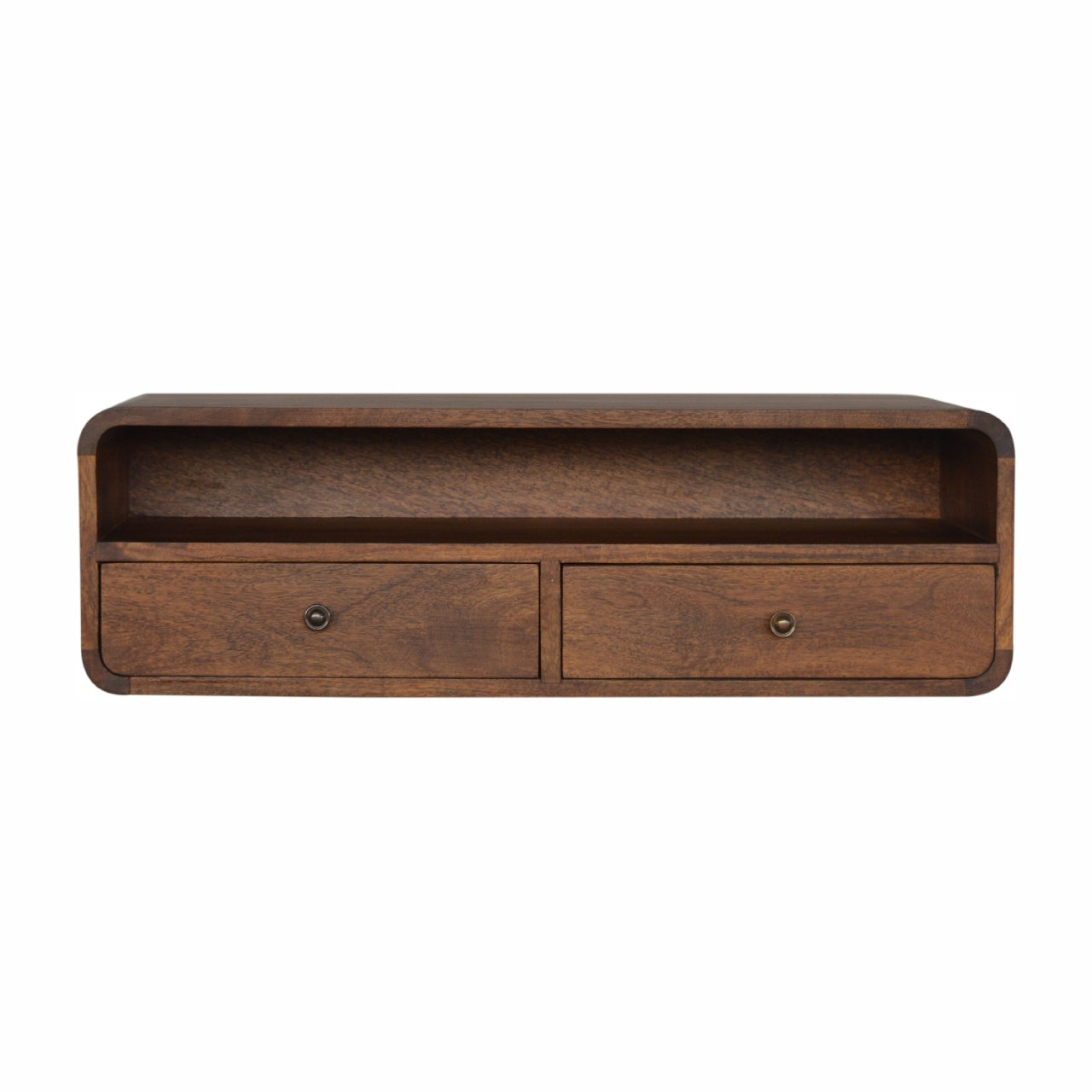Solid Wood Floating Console