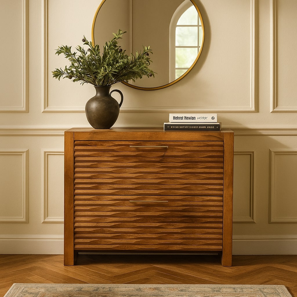 Artisan Furniture Solid Wood Amber Wavefront