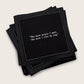 DOG QUOTES - COTTON COCKTAIL NAPKINS