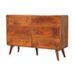 Solid Wood Large Curved Chest