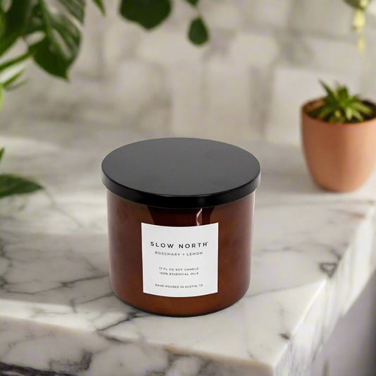 Rosemary + Lemon - Signature 3-Wick Candle